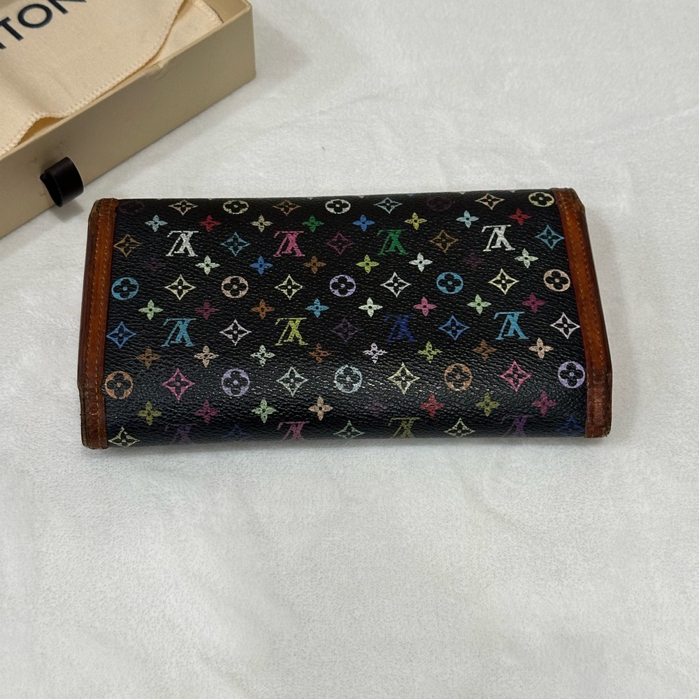 Louis Vuitton Black Murakami International Wallet Full Inclusion - Picture 3 of 14